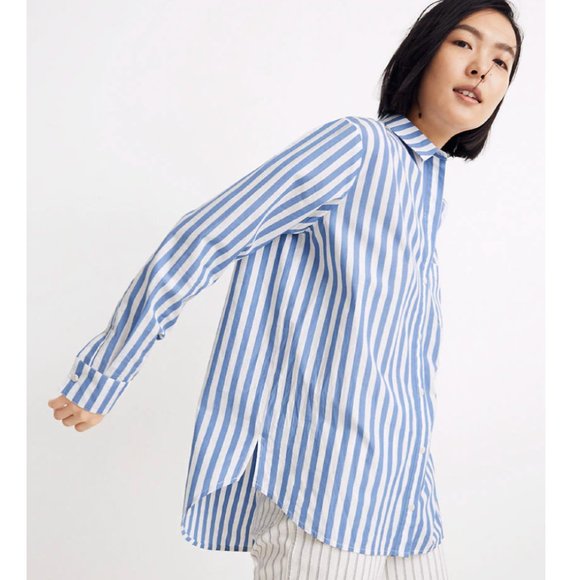 Madewell Oversized Ex-Boyfriend Shirt - Picture 3 of 8
